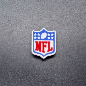 (5/$15) NFL Football Logo Croc Charm